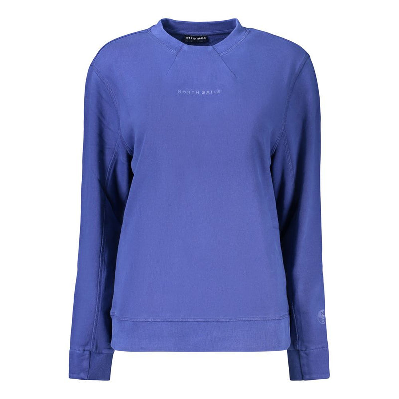 North Sails Blue Cotton Women's Crew Neck Sweatshirt
