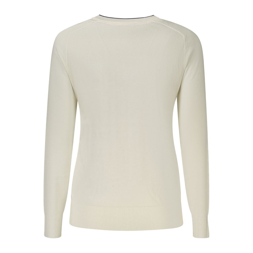 North Sails Bianco Viscosa Women's Top - Chic Long-Sleeved Style