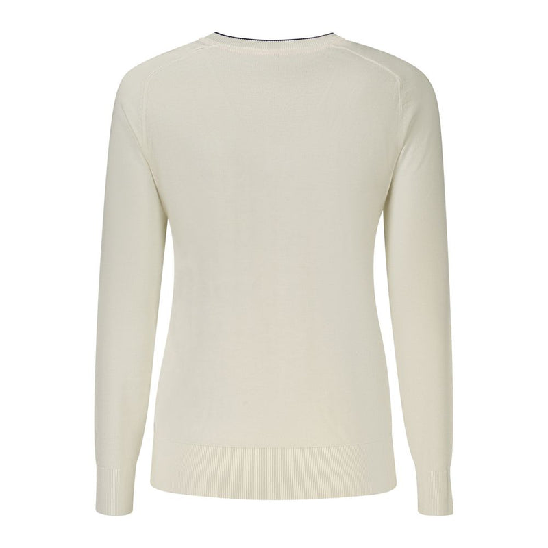 North Sails Bianco Viscosa Women's Top - Chic Long-Sleeved Style