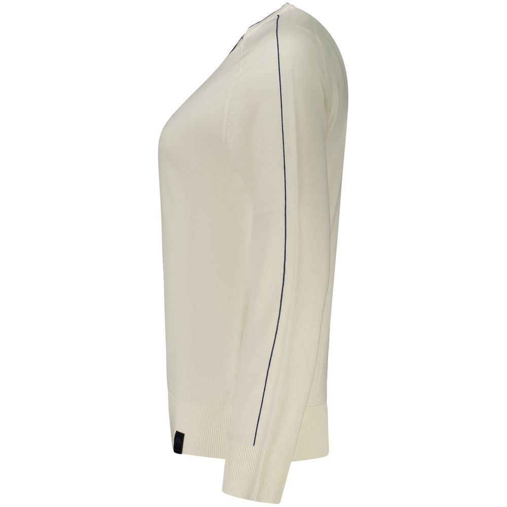 North Sails Bianco Viscosa Women's Top - Chic Long-Sleeved Style