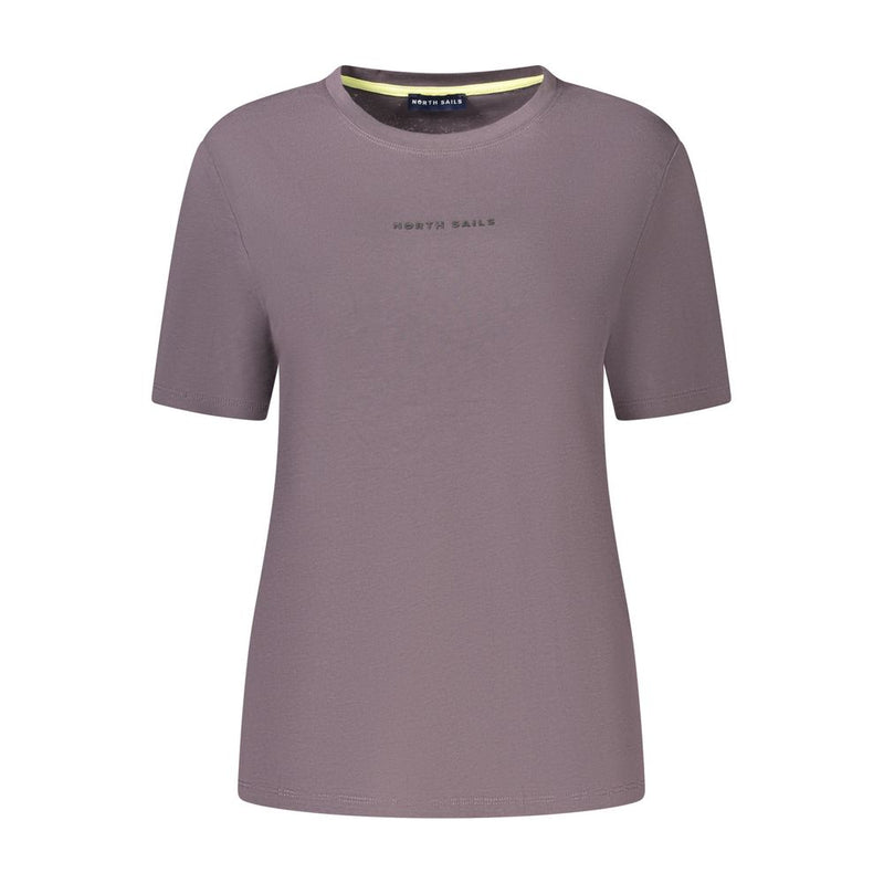 North Sails Gray Cotton Women's T-Shirt - Eco-Friendly Style