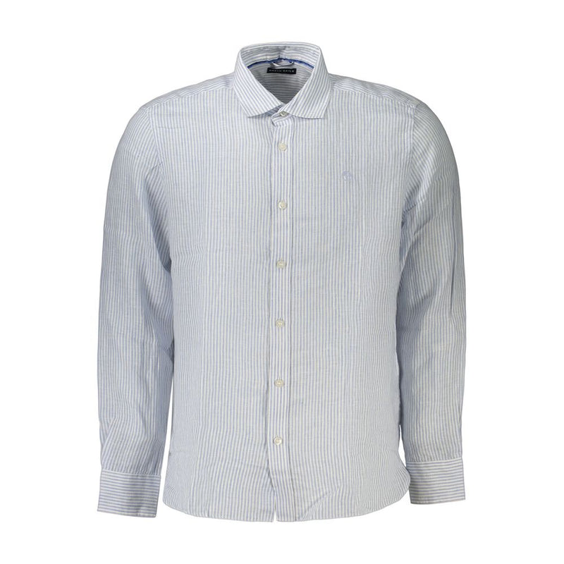North Sails Azzurro Linen Men's Shirt - Light Blue