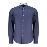 North Sails Blue Cotton Men's Long Sleeve Shirt