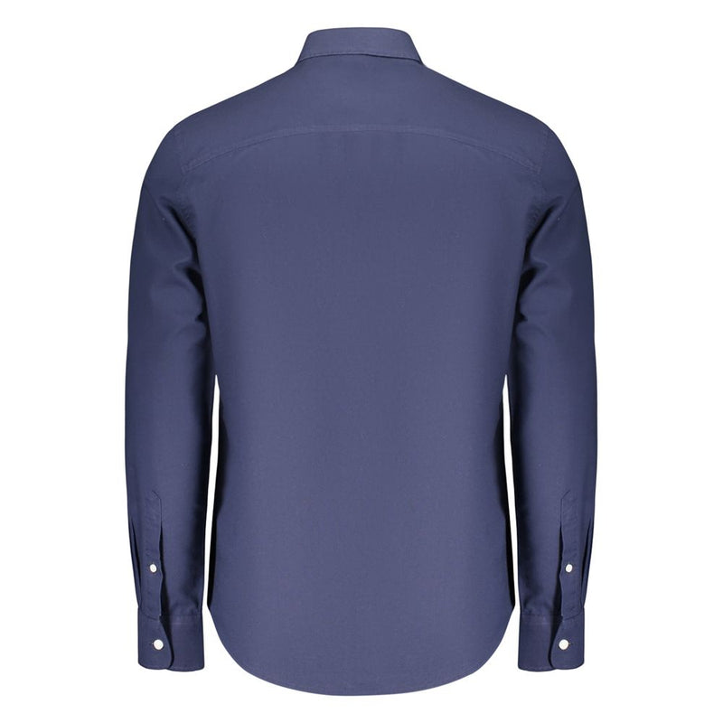 North Sails Blue Cotton Long Sleeve Shirt for Men