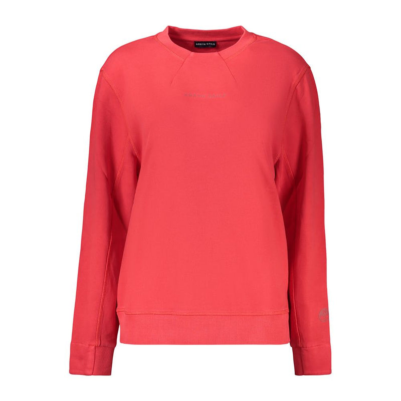 North Sails Red Cotton Sweatshirt - Stylish & Sustainable