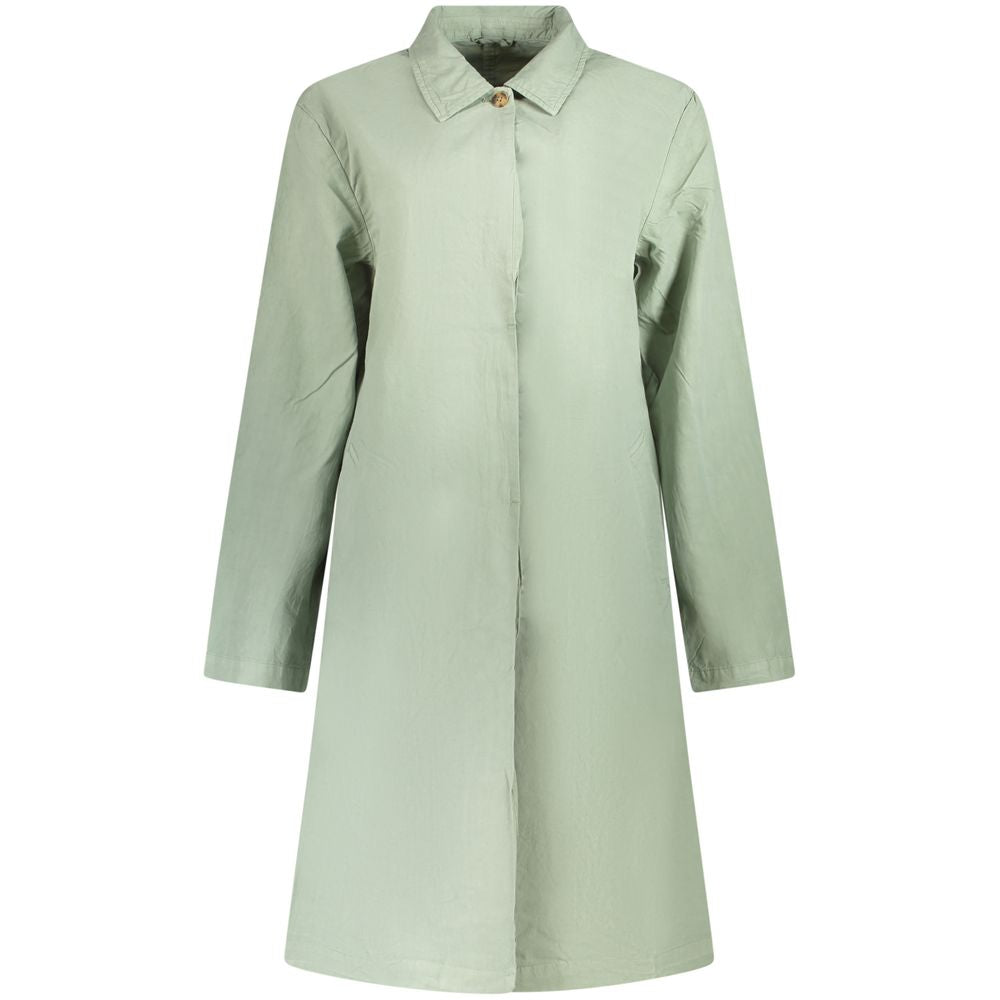 North Sails Green Cotton Trench Coat for Women