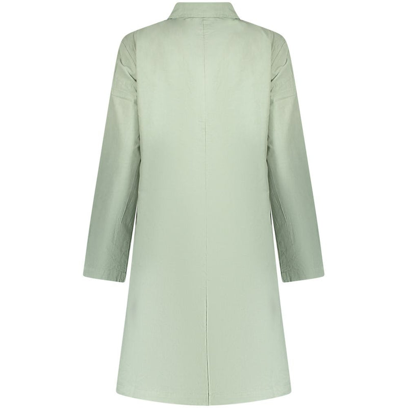 North Sails Green Cotton Trench Coat for Women