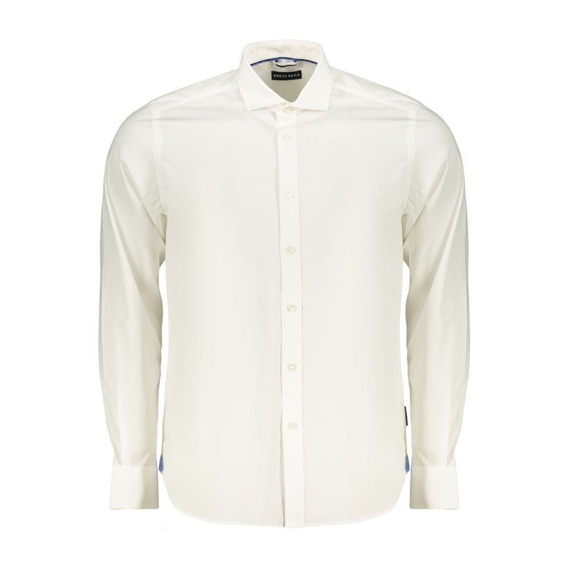 North Sails White Cotton Dress Shirt - Italian Collar