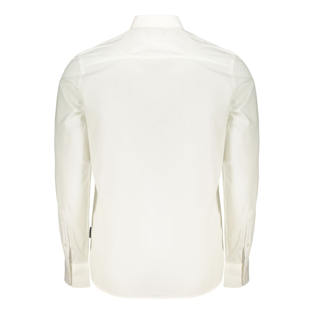 North Sails White Cotton Dress Shirt - Italian Collar