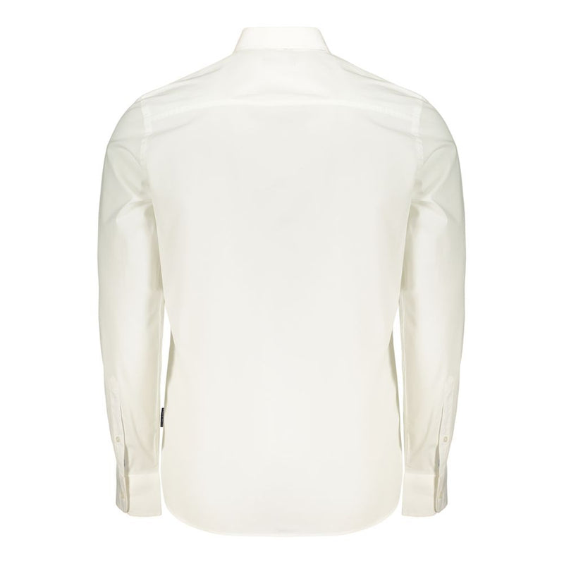 North Sails White Cotton Dress Shirt - Italian Collar