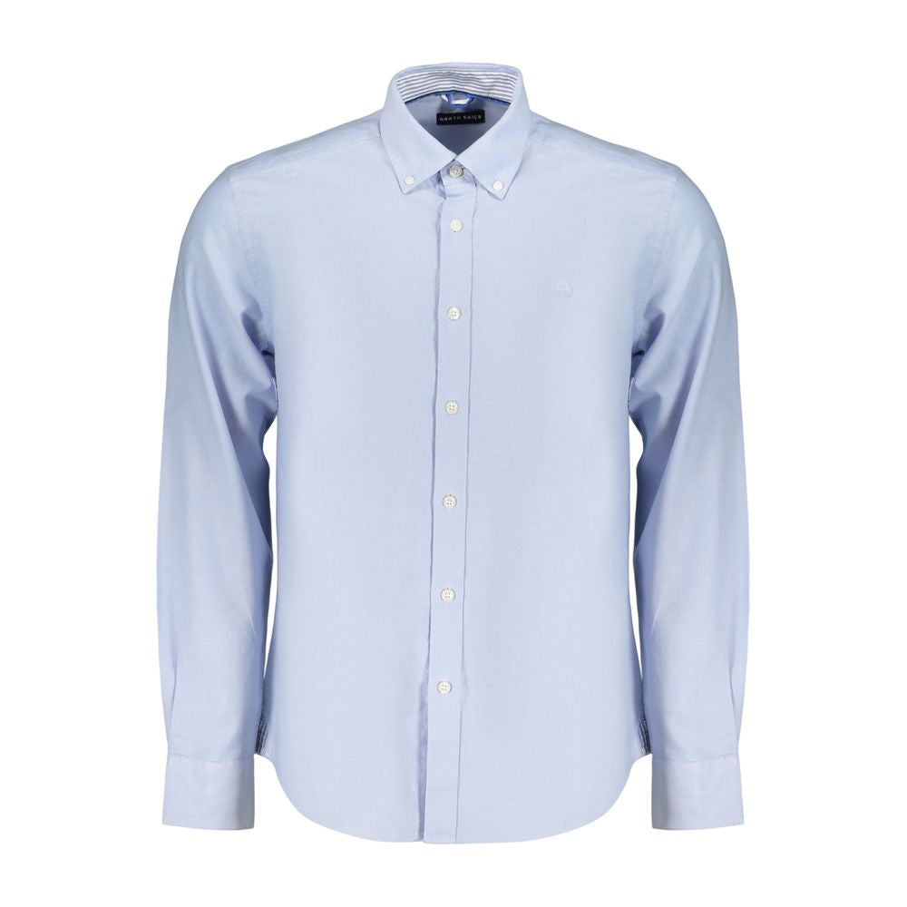 North Sails Blue Cotton Dress Shirt - Stylish & Comfortable