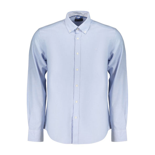 North Sails Blue Cotton Dress Shirt - Stylish & Comfortable