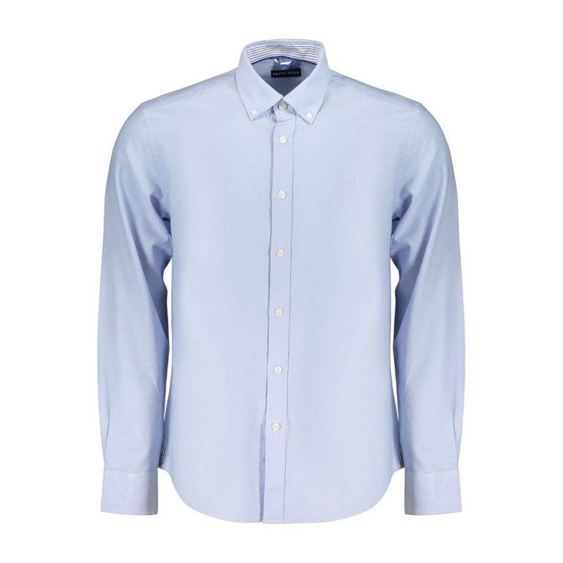 North Sails Blue Cotton Dress Shirt - Stylish & Comfortable