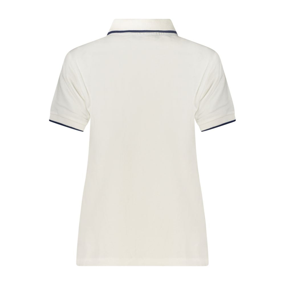 North Sails White Cotton Polo Shirt - Women's Short-Sleeved