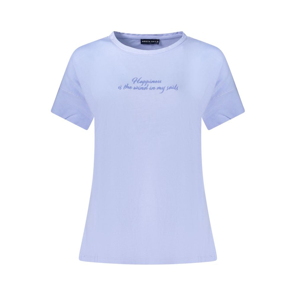 North Sails Purple Cotton T-Shirt - Stylish & Eco-Friendly