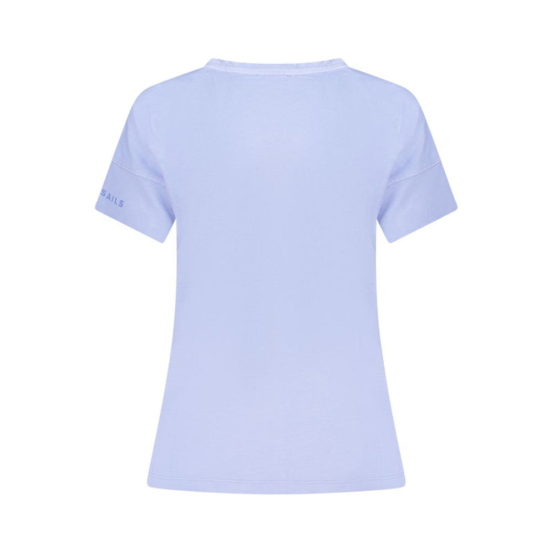 North Sails Purple Cotton T-Shirt - Ocean Positive