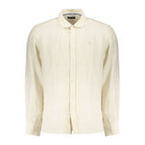 North Sails Beige Linen Shirt for Men