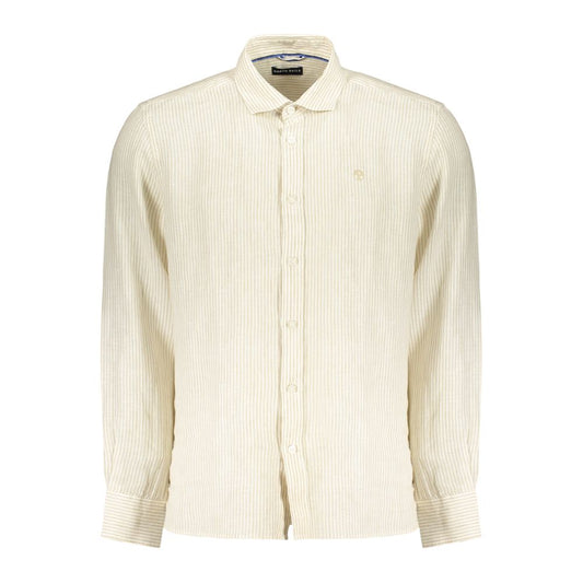North Sails Beige Linen Shirt for Men