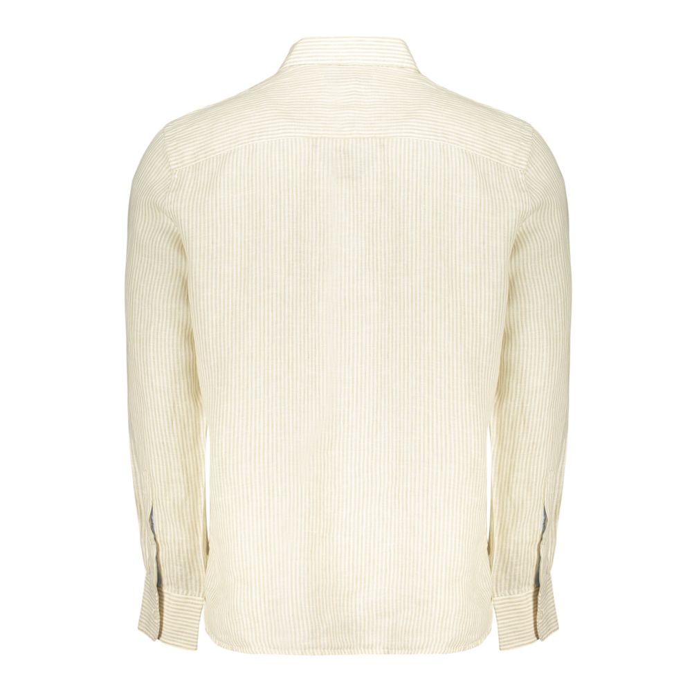North Sails Beige Linen Shirt for Men