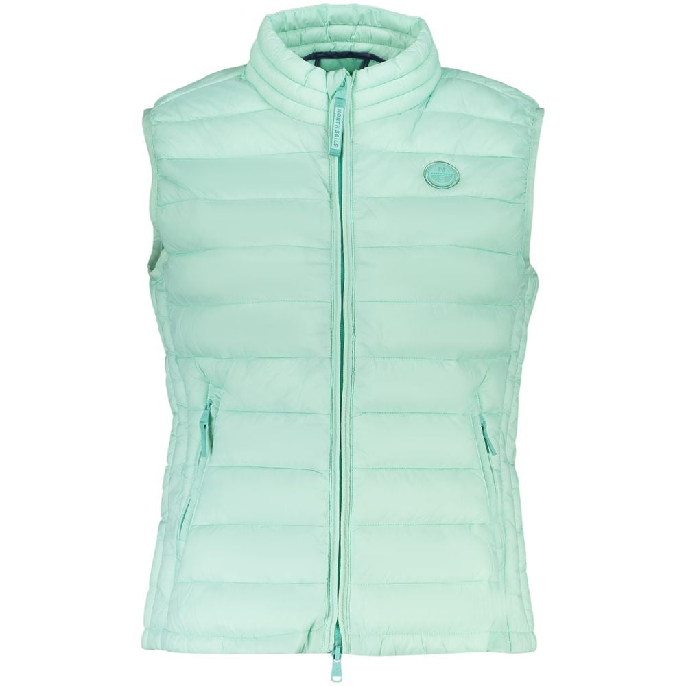 North Sails Naomi Green Polyester Sleeveless Jacket