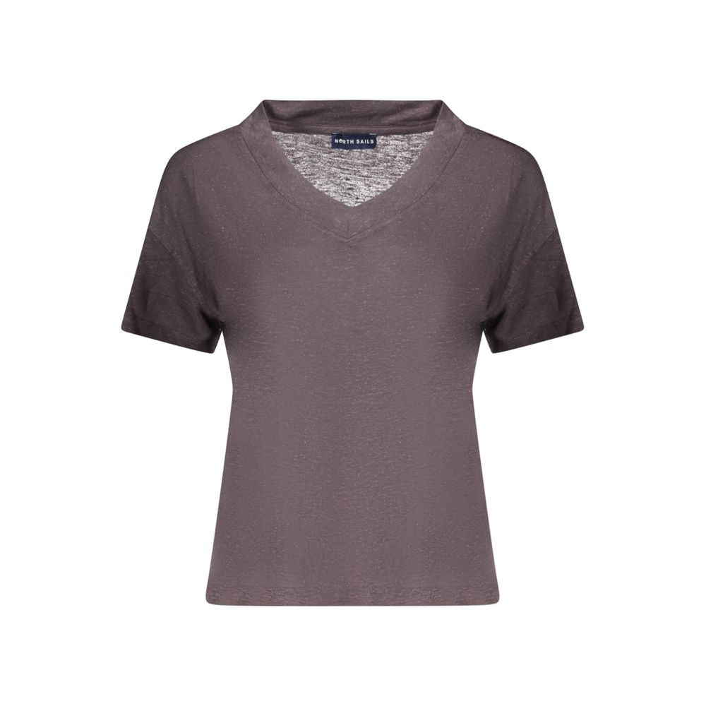 T-Shirt en Lin Gris North Sails pour Femme