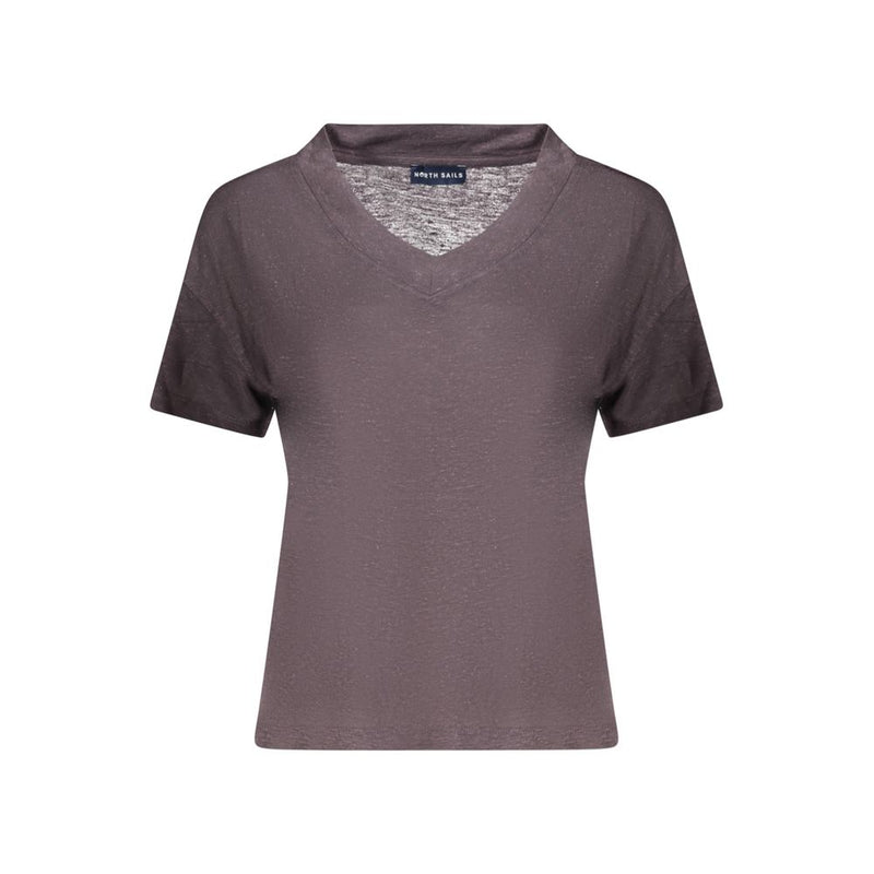 North Sails Gray Linen T-Shirt - Stylish & Sustainable