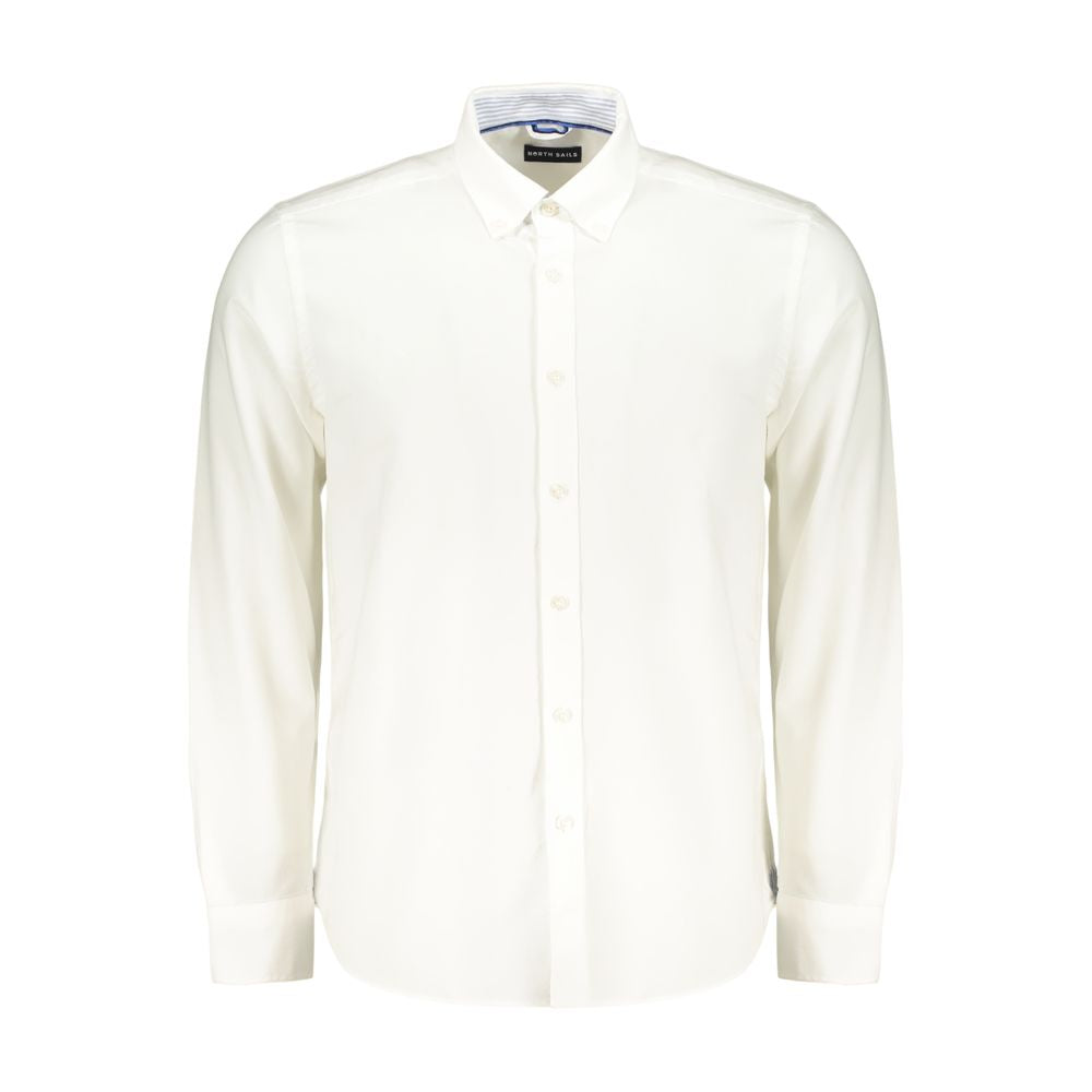 North Sails White Cotton Dress Shirt - Stylish and Comfortable