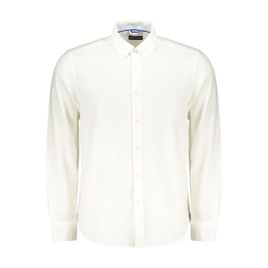 North Sails White Cotton Dress Shirt - Stylish and Comfortable