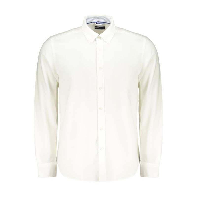 North Sails White Cotton Dress Shirt - Stylish and Comfortable