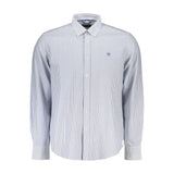North Sails Blue Cotton Dress Shirt for Men