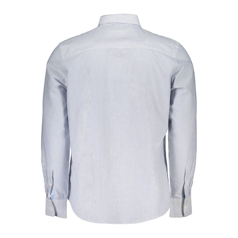 North Sails Blue Cotton Dress Shirt for Men
