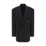 Balenciaga Black Wool Oves Aries Blazer