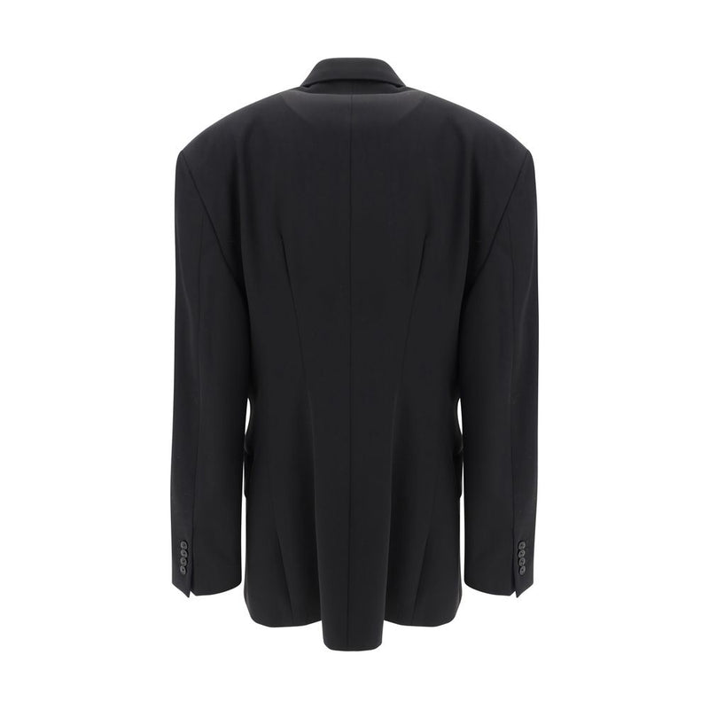 Balenciaga Black Wool Oves Aries Blazer