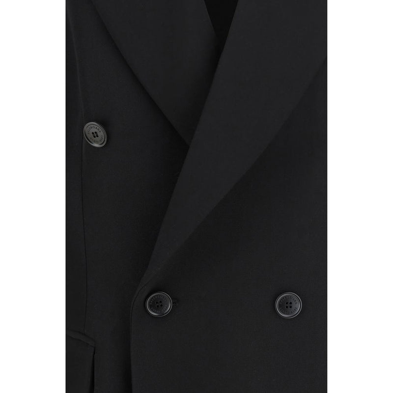 Balenciaga Black Wool Oves Aries Blazer