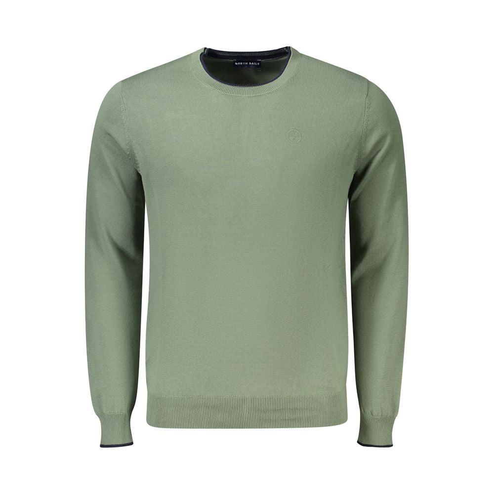 North Sails Green Cotton Men's Sweater - Stylish & Comfortable
