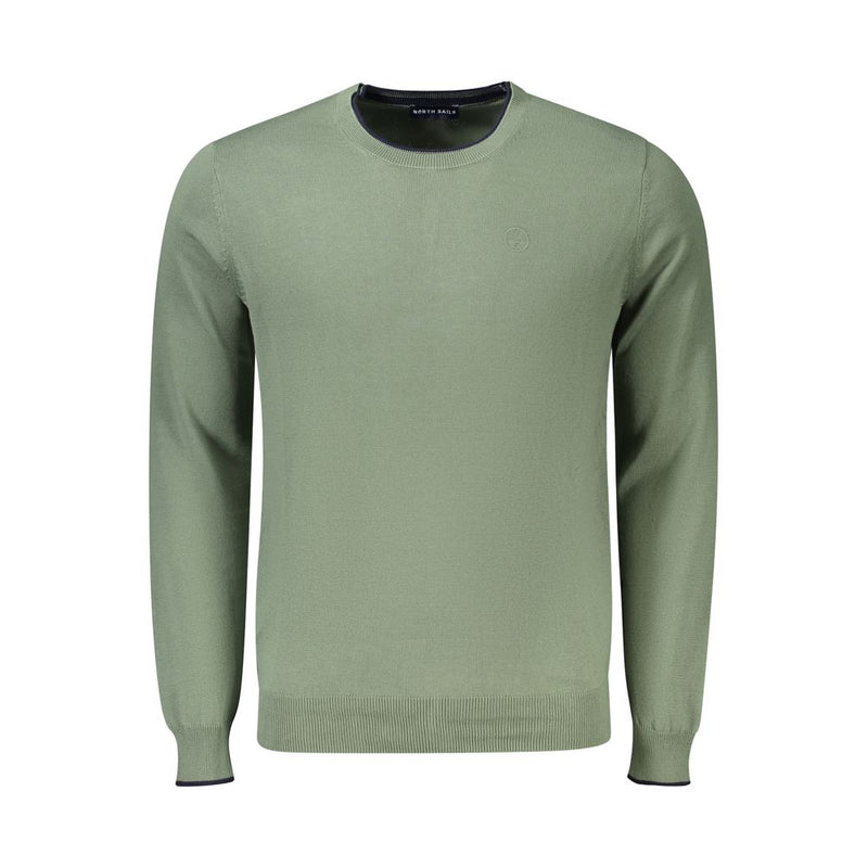 North Sails Green Cotton Men's Sweater - Stylish & Comfortable