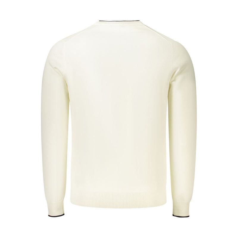 North Sails White Cotton Men Jumper - Stylish & Sustainable