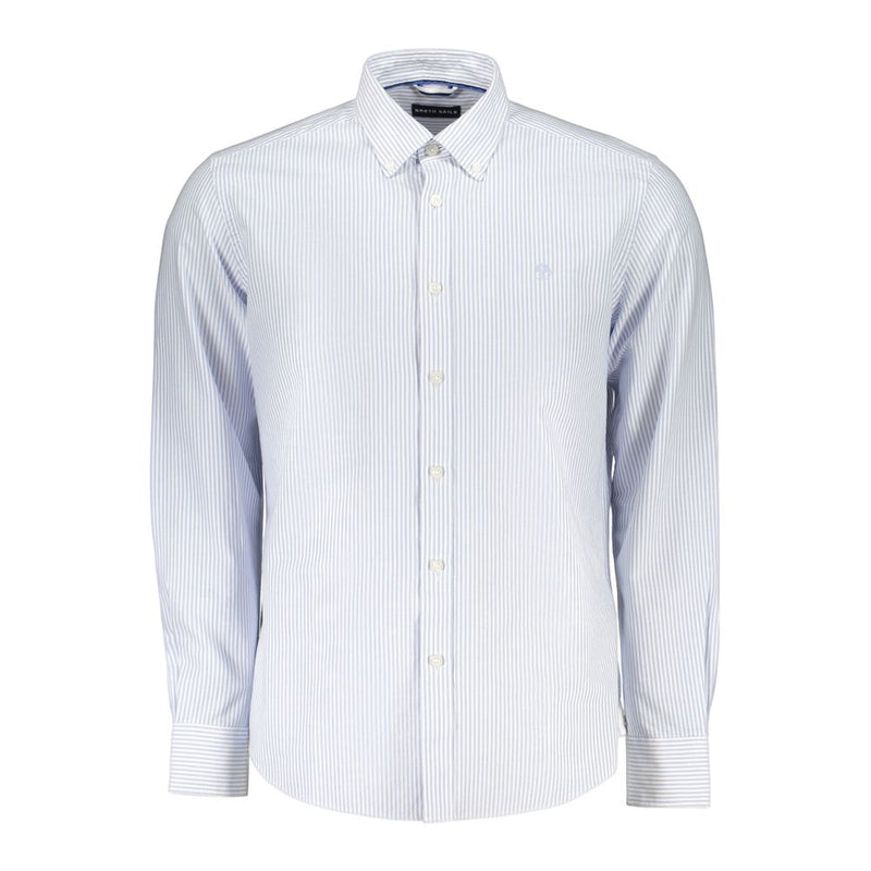 North Sails Azzurro Cotton Long Sleeve Shirt for Men