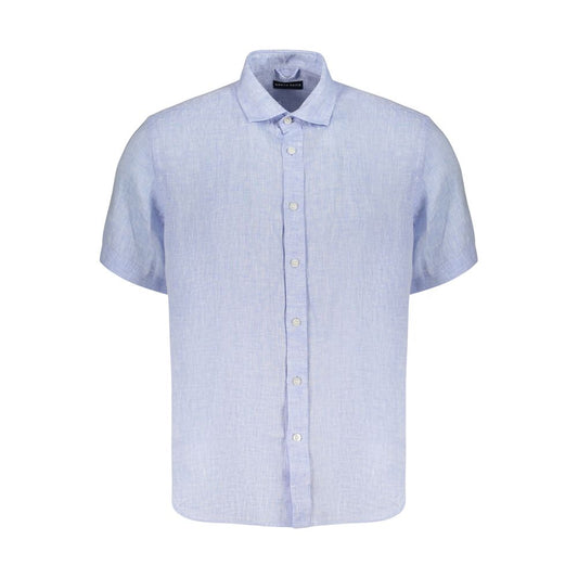 North Sails Azzurro Linen Men's Shirt - Light Blue
