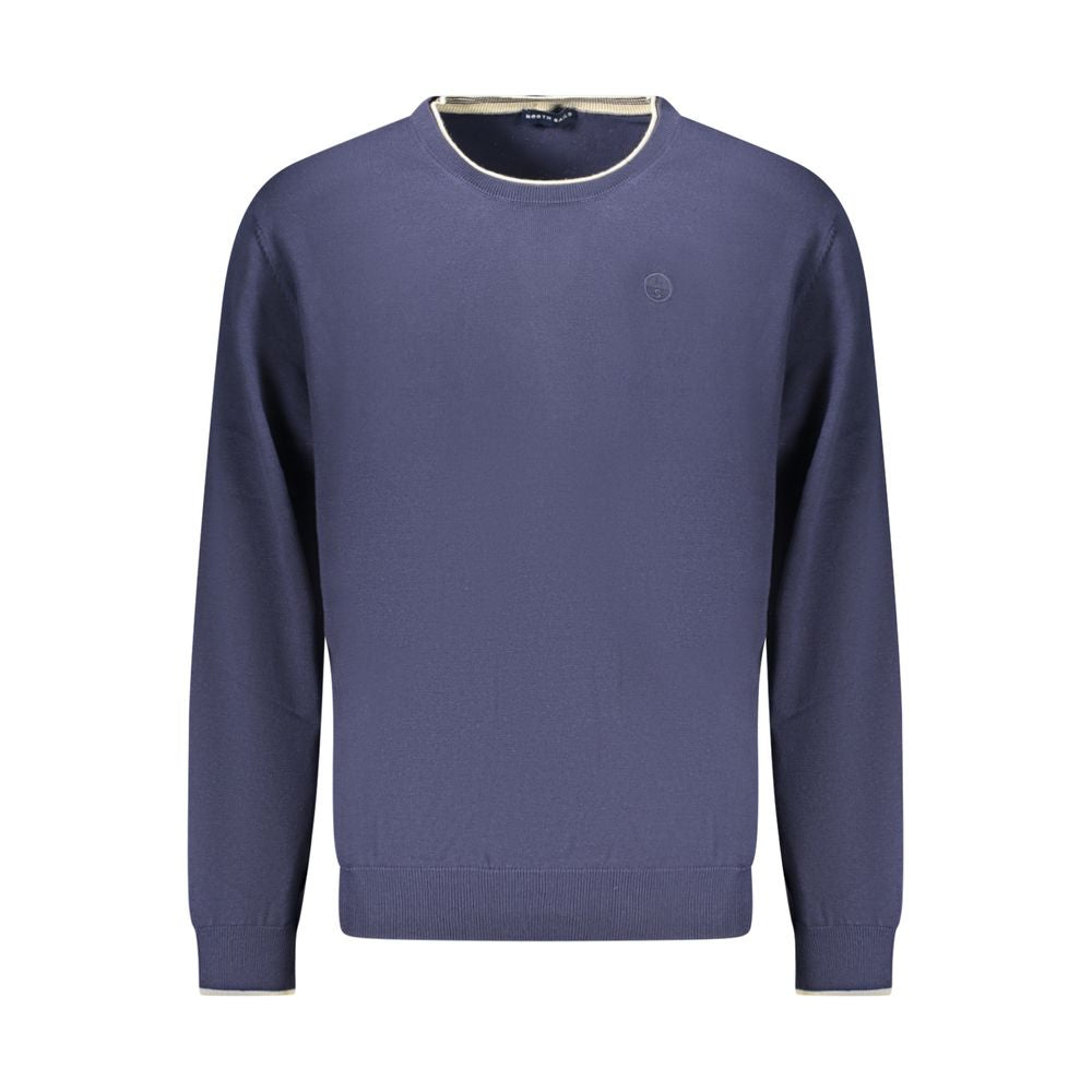 North Sails Blu Cotton Homme Shirt - Élégance Durable