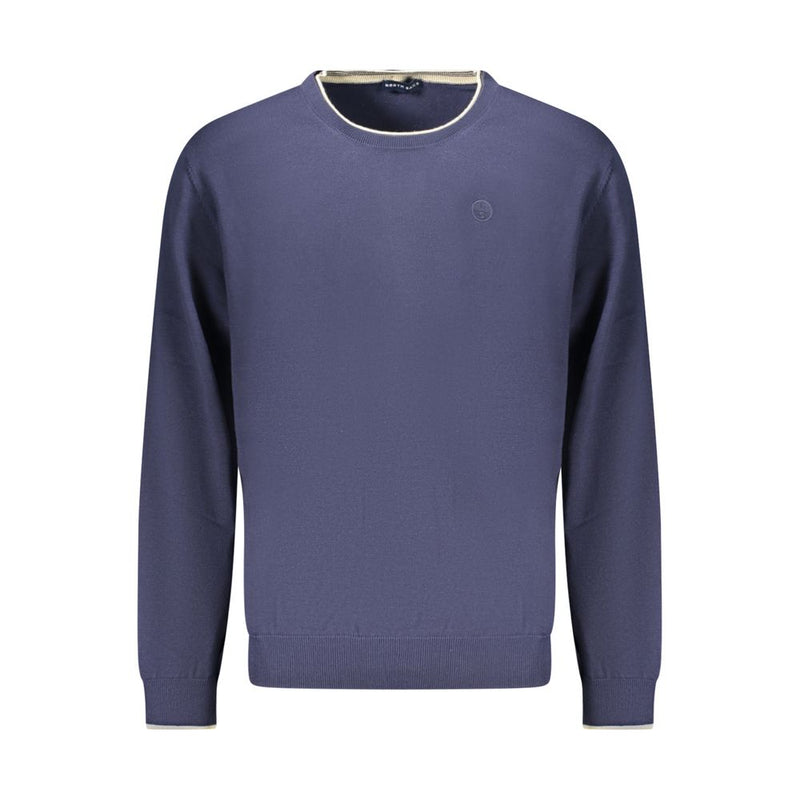 North Sails Blu Cotton Homme Shirt - Élégance Durable