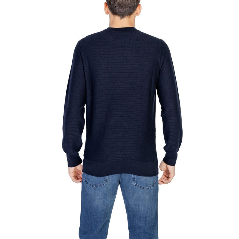 Hugo Boss Blue Cotton Sweatshirt for Men