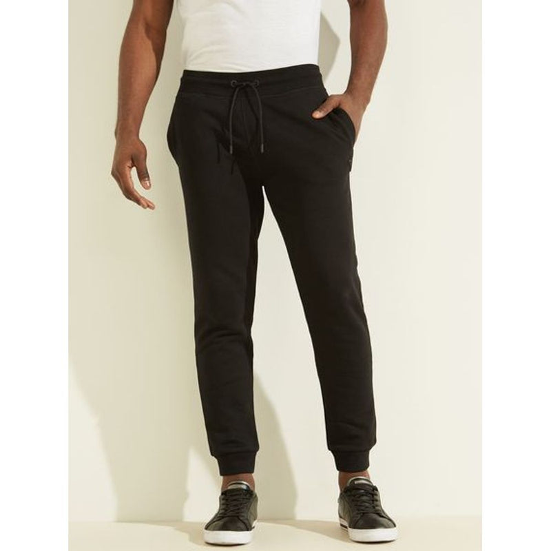 Guess Black Cotton Joggers - Comfortable Sportswear for Men