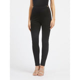 Guess Black Viscose Skinny Pants for Women