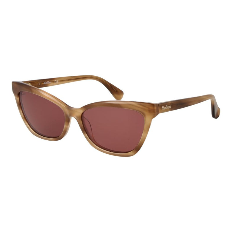 Max Mara Brown Acetate Cat Eye Sunglasses