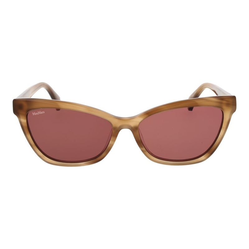 Max Mara Brown Acetate Cat Eye Sunglasses