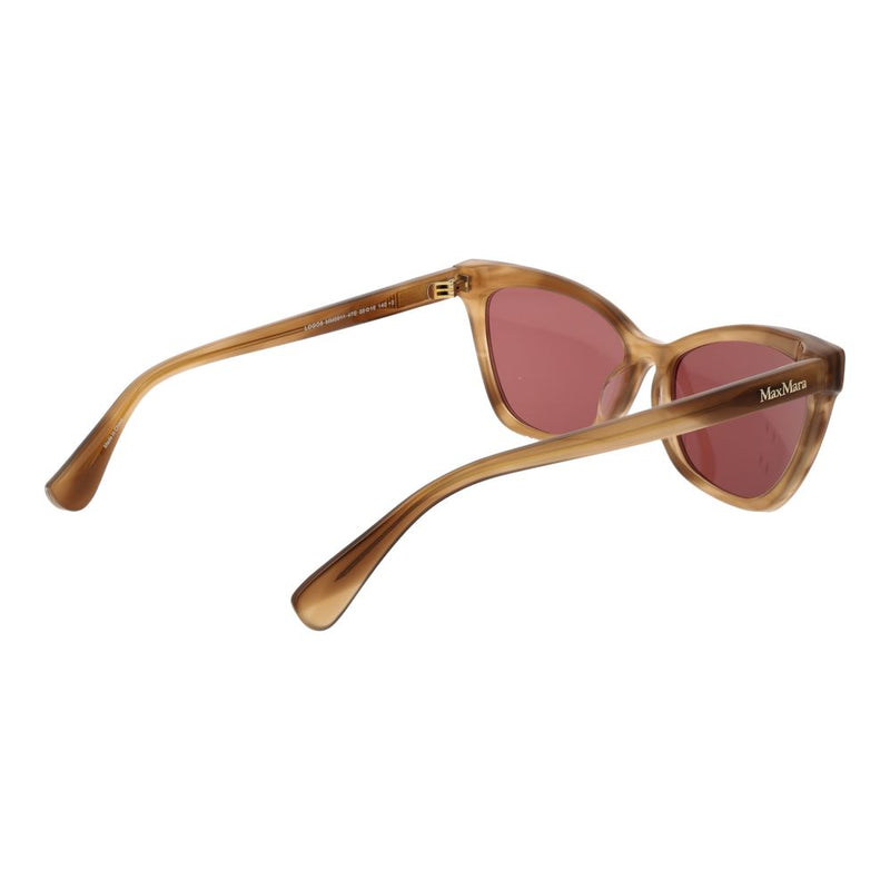 Max Mara Brown Acetate Cat Eye Sunglasses