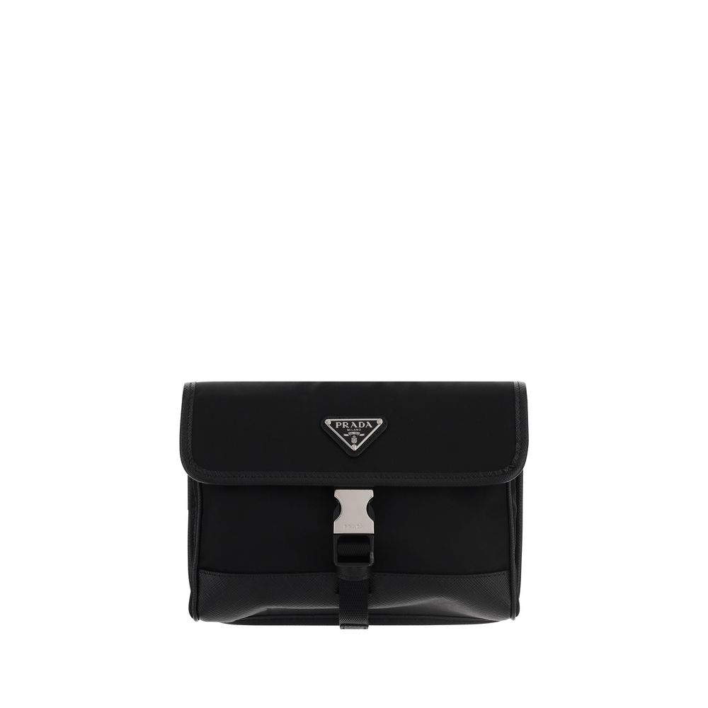 Prada Re-Nylon Phone Case in Black - Sustainable Luxury