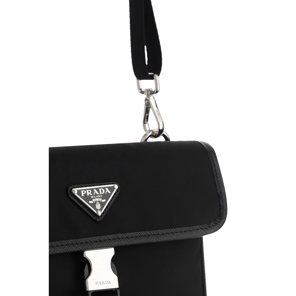 Prada Re-Nylon Phone Case in Black - Sustainable Luxury
