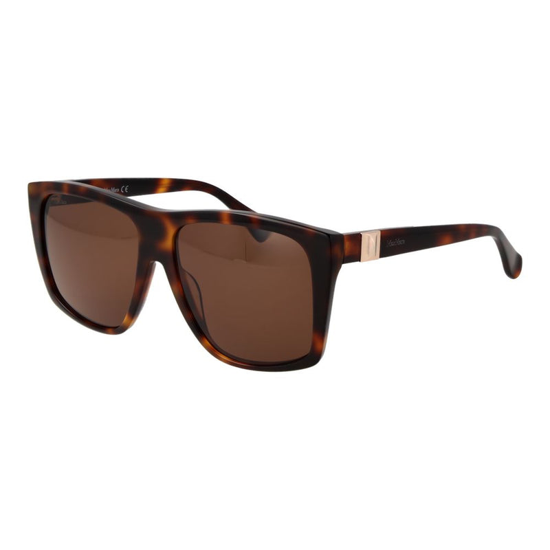 Max Mara Brown Acetate Sunglasses for Women